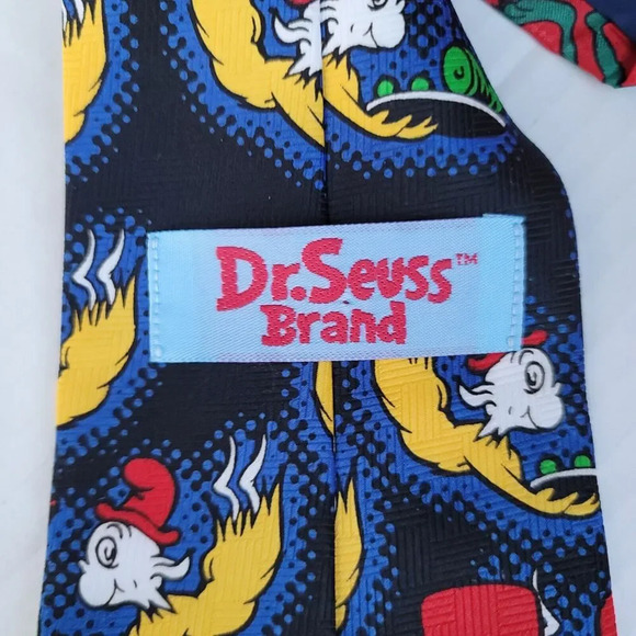 Mixed Characters Ties Lot Of 5 Five Vintage Dr Seuss Looney Tunes Mickey Mouse - Picture 9 of 11